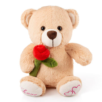 Oukiwi Valentine'S Stuffed Animal, 11 Inch Stuffed Animal Dog, Ideal For Valentine'S Day Gifts For Friend (Style - A)