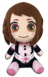 Great Eastern Entertainment My Hero Academia Ochaco Plush - 7" Sitting, Polyester, Model GE56927