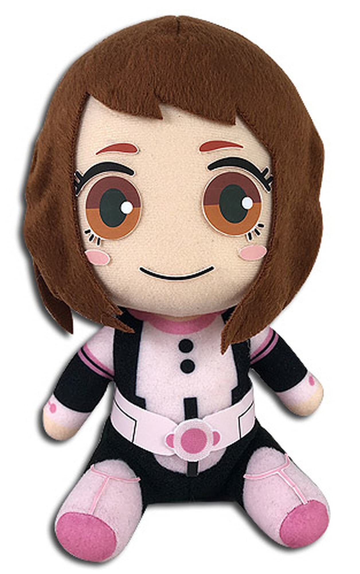 Great Eastern Entertainment My Hero Academia Ochaco Plush - 7" Sitting, Polyester, Model GE56927