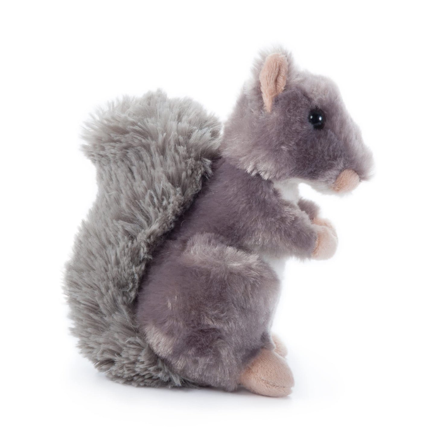 The Petting Zoo Squirrel Plush Toy, 6" Brown Stuffed Animal, Recycled Materials, Model 421019, Gifts for Kids