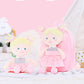 Onetoo Toddler Backpack Kids Backpacks With Soft Light Baby Dolls In Pink Polka Dots Dress 9.5'
