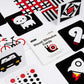 Beiens High Contrast Baby Flashcards, Newborn Brain Development Toys, Visual Stimulation Learning Activity Cards, 20 Pcs 40 Pages Educational Infants Gift (3-6 Months (Black & White & Color))