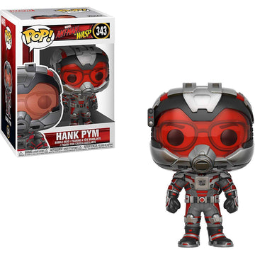 Funko Hank Pym: Ant-Man and The Wasp x POP! Marvel Vinyl Figure & 1 POP! Compatible PET Plastic Graphical Protector Bundle [#343 / 30800 - B]
