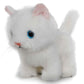 Ice King Bear Plush Toy - Fluffy Little Cat Stuffed Animal, 6 Inches, White