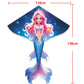 HENGDA KITE Beautiful Mermaid Kite for Kids Beginners and Adults,Cute Design,High Definition Printing,Easy to Fly and Assemble,S