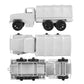 TimMee Plastic Army Men TRUCKS - White M34 Deuce and a Half Cargo Vehicles US Made