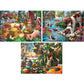 Bits And Pieces – Value Set Of Three Large 300 Piece Jigsaw Puzzles For Adults – Puppy Collection Jigsaw Puzzles By Artist Larry Jones, Completed Puzzle Size: 18' X 24'