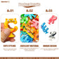 Suction Bath Toy for Toddler, 26PCS Animal Alphabet, Montessori Sensory Toy Gift for Kids Aged 3-12, Educational Spelling for Au