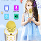 Dodosky Gifts For 4 5 6 7 8 9 10 11 12 Year Old Girls, Handheld Karaoke Microphone For Kids Fun Toys For 4-13 Year Old Girls Birthday Gifts For 5-13 Year Old Girls Boys Teens - Gold