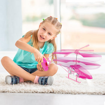 Remote Control Helicopter For Kids| Toys For Ages 5-7 8-10| Rc Helicopter Toys W/T Led Lights, 3.5 Channel, Gyro Stabilizer, Alt