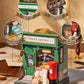 Rolife Diy Mini Building House Miniature Kit-Century Post Office, Miniature Lifestyle Mini Bookshelf Decoration, Diy Hobbies/Gif