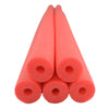 Pool Noodles, Fix Find 5 Pack Of 52 Inch Hollow Foam Pool Swim Noodles, Bright Red Foam Noodles For Swimming, Floating And Craft Projects