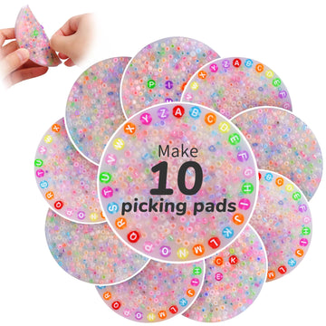 10 Pcs Picky Fidget Pad Kit, Anti Skin Picking Fidget Toys For Adults, Reusable Picking Pad For Anxiety, Sensory Dermatillomania