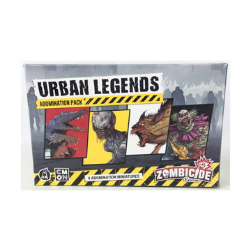 Cmon Zombicide 2Nd Edition Urban Legends Abominations Pack - Face Your Worst Nightmares With Four Terrifying New Foes! Cooperati