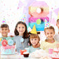Jenaai 16 Inch Number Piata Kids Birthday Party Macaron Piata with Blindfold Stick and Confetti for Unicorn Birthday Wedding Bab