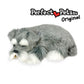 Precious Petzzz Schnauzer Stuffed Interactive Toy - Realistic Plush Dog in Brown, Model 5519720, 100% Handcrafted Synthetic Fur