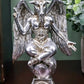 Ebros Gift Sabbatic Goat Idol Baphomet Resin Statue Occultic Illuminati The Horned God Goat Of Mendes Altar Sculpture Figurine (