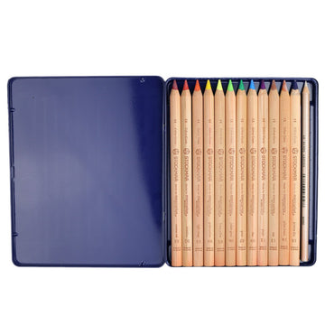 Mercurius AMS Color Giant Pencils, Set of 12 in Tin Case