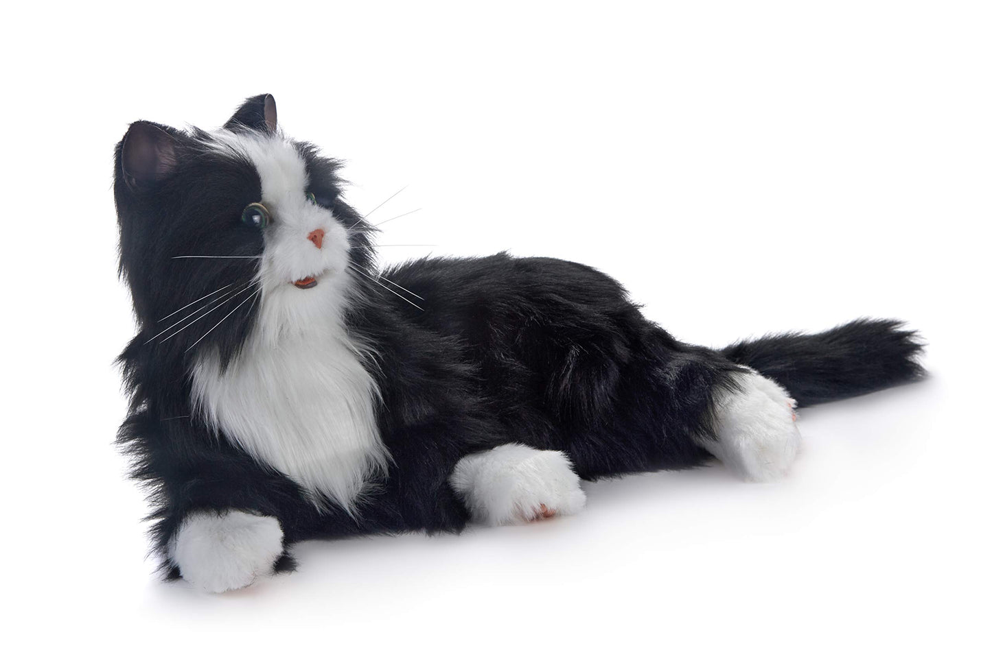 JOY FOR ALL - Black & White Tuxedo Cat - Interactive Companion Pets - Realistic & Lifelike