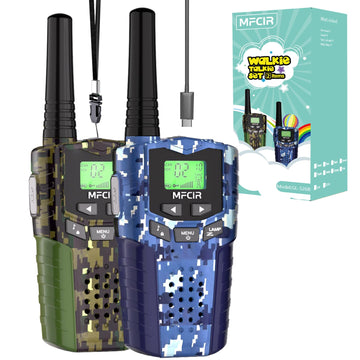 Walkie Talkies For Kids Toys For Boys, Rechargeable, 2 Pack, 3 Miles Range, 22 Channels, 2 Way Radio,Birthday Gifts For3-12 Year