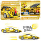 SIENON Technic Super Sports Car Building Kit Pull Back Race Car Toy, Racing Vehicle Collectible Model Supercar Building Set, Spo