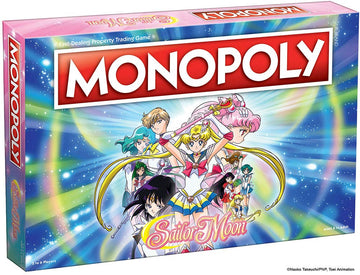Monopoly Sailor Moon Board Game | Based on The Popular Anime TV Show | Custom Tokens, Money and Game Board | Officially Licensed