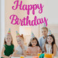 Beishida Rose Red Happy Birthday Banner - No Diy,10Feet,Pre-Strung-Glitter Happy Birthday Sign, Happy Birthday Garland,Happy Bir
