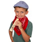 Funny Party Hats Childs Train Conductor Hat Dress Up Kit - Hat, Whistle, and Bandana (12 per package)