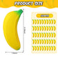 50 Pieces Banana Stress Toy Pu Tiny Stretchy Fidget Banana Sensory Toy For Anxiety Relief Party Favors Adults Supply
