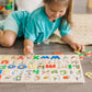 Melissa & Doug Wooden Alphabet Puzzle - 52 Pieces, Multi Color, Model 96128