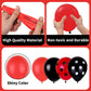 Ladybug Balloons, Red Black Polka Dots Balloons Matte Black And Red Balloons Black And White Polka Dot Latex Balloons For Kids A