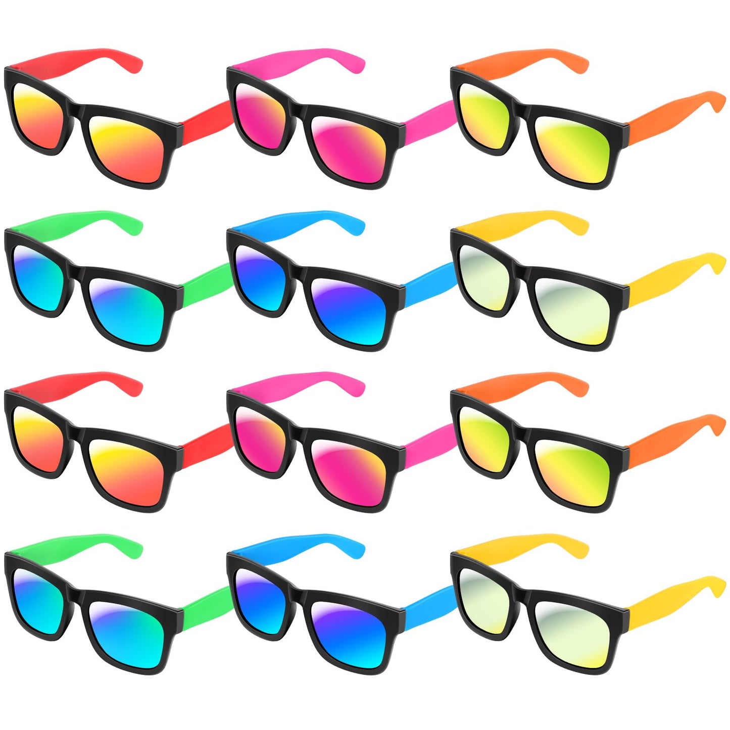 Innocheer Kids Sunglasses Bulk, 12/24 Pack Kids Sunglasses Party Favors, Kids Sunglasses With Uv400 Protection For Boys Girls, Summer Beach Pool Party Favors For Kids 3-5-6-8-10 Goodie Bags Stuffers