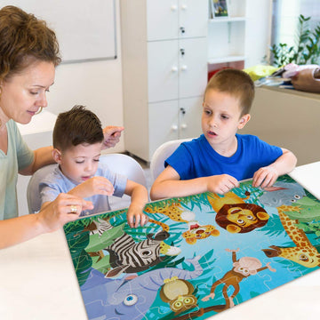 Educational Animal Kingdom Jigsaw Puzzle