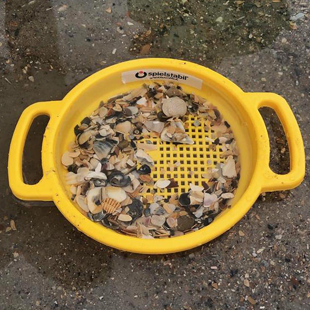 Spielstabil Large Sand Sieve Beach Toy (One Sifter Included - Colors Vary) - Made in Germany
