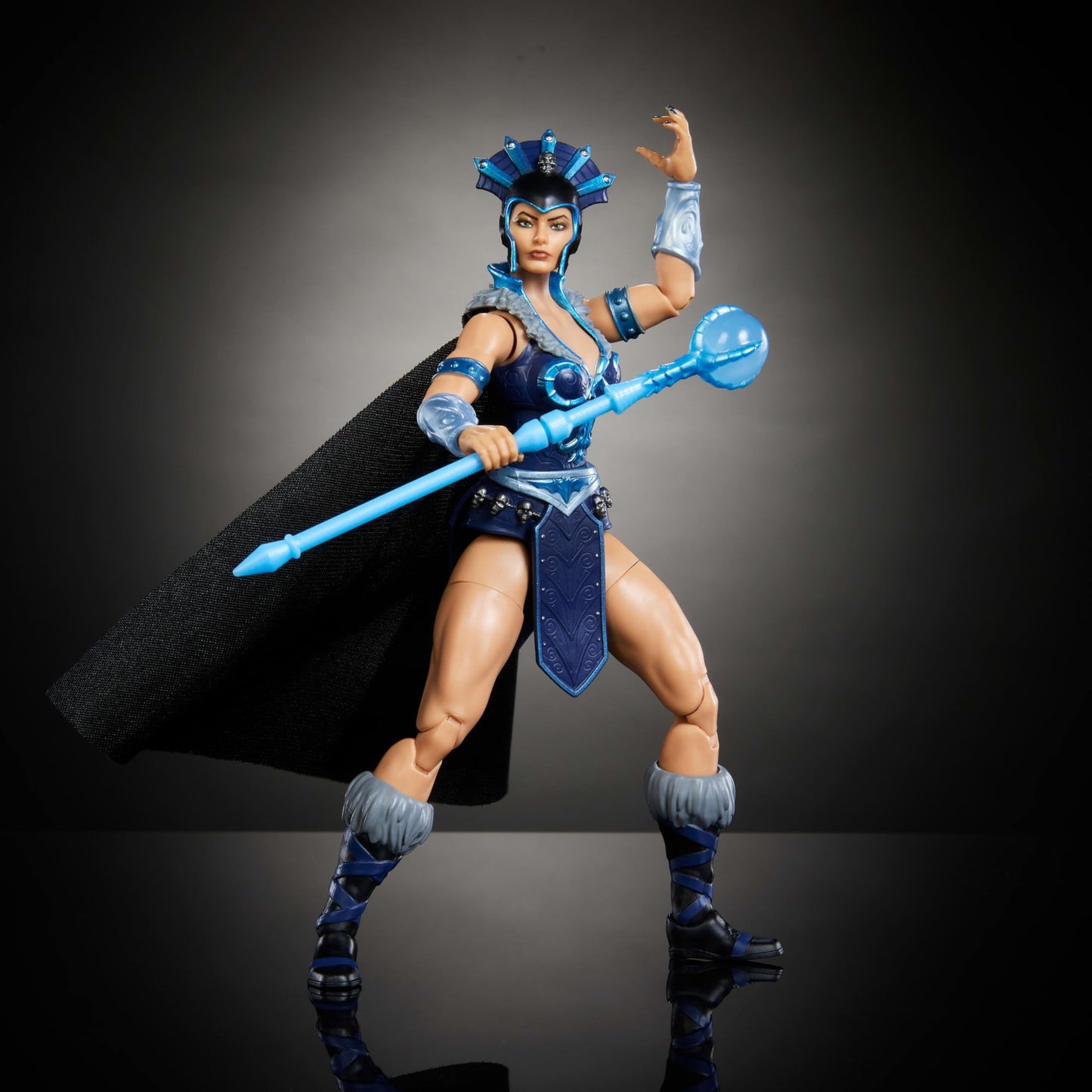 Masters of the Universe Masterverse 7-Inch Action Figure, New Eternia Evil-Lyn, Motu Toy Villain Sorceress, 30 Articulations, St