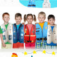 Puteraya 15 Pcs Kids Community Helper Dress Up Vest Career Cosplay Clothes Occupation Costumes For Toddlers Role Pretend Play