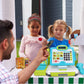 Fs Pretend Play Calculator Cash Register Toy As Preschool Gift For Kids, Classic Count Toy With Sound, Microphone, Scanner, Pret