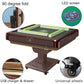 Folding Automatic Mahjong Table 40Mm American Mahjong Numbered Tiles Foldable Style With 2 Sets Of Tiles + 4 Racks Built-In Hard
