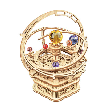 Rowood Music Box 3D Puzzles For Adults, Diy Wooden Mechanical Building Model Kits, Gift For Teens Kids On Children'S Day/Birthday/Christmas - Starry Night