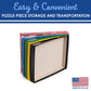 White Mountain Puzzle Sorter & Mystery Puzzle - Cardboard, Model 1084PZ