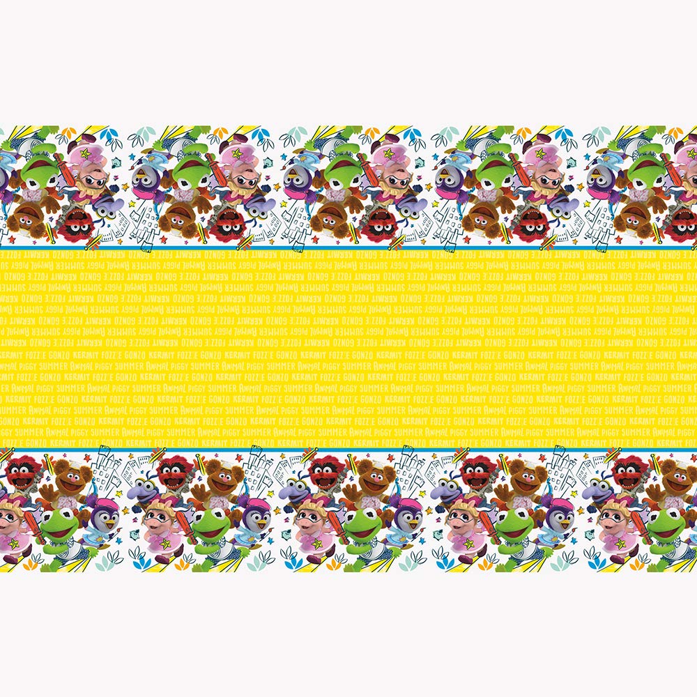 Unique Disney Muppet Babies Plastic Table Cover, 54 x 84  1 Count  Multicolored Table Cover, Perfect for Themed Parties & Ce