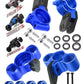 RCMYou Front Knuckles Steering Blocks & Rear Hub Stub Axle Carriers Upgrades Part for ARRMA 1/8 Kraton/Notorious/Outcast 6S BLX 