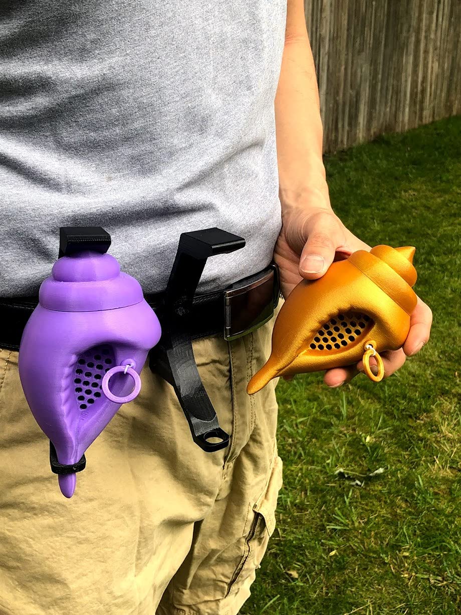 Munnygrubbers - Mystic Conch Shell - Non-Canon Parody Of Magic Conch Shell - Ask A Yes Or No Question And Pull String - Fortune Telling - Decision Making - (Holster Only)