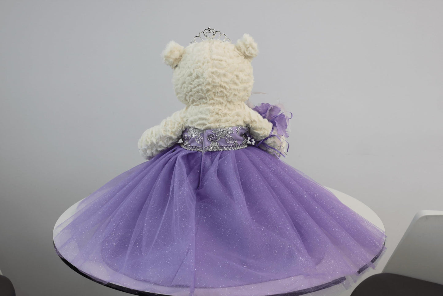 Kinnex Collections Quinceanera Doll Teddy Bear 20" Lavender1 Rhinestone B16631-5