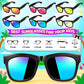 Kids Sunglasses Bulk, 12/24 Pack Party Favors Sunglasses For Kids, Neon Kids Sunglasses Party Favors For Pool Party Beach Party Birthday Graduation Party Supplies, Kids Party Favors Goodie Bags