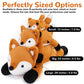 gnomantic Fox Weighted Stuffed Animal - 22" Plush Toy, 4.5 lbs, Cotton, Cute Gift for Kids & Adults