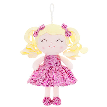 Gloveleya Baby Dolls Soft Snuggly First Baby Girl Gifts Plush Doll With Light Skin & Brown Giraffe Dress 12Inches Animal Series