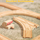 Sainsmart Jr. Wooden Train Track 52 Pcs, Track Expansion Compatible With All Major Brands Toddler Railway Toy Train Set Boys Train Set 3+