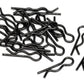 HPI Racing 75106 Body Clip, 6mm, Black, 20-Piece