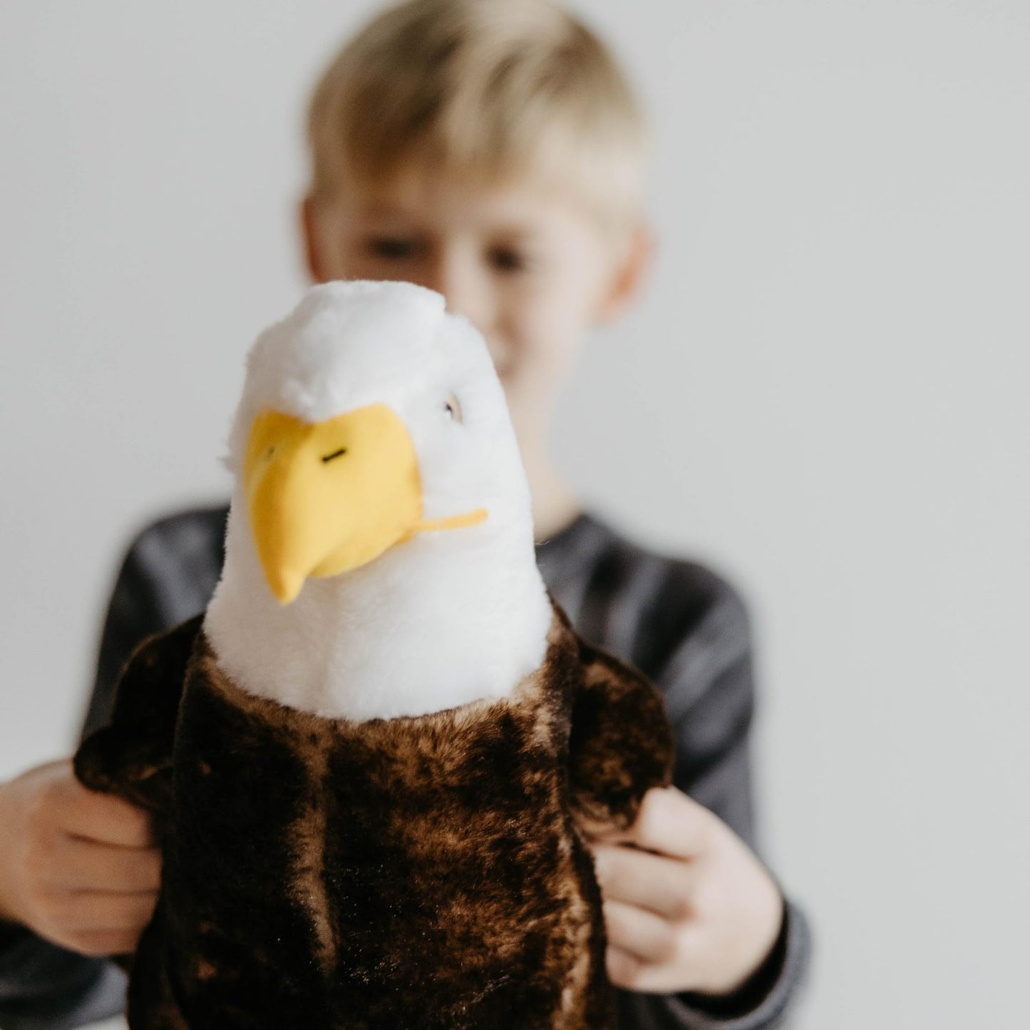 The Petting Zoo Bald Eagle Stuffed Animal, Gifts For Kids, Wild Onez Zoo Animals, Bald Eagle Plush Toy 12 Inches